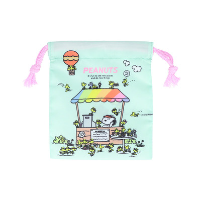 ミニ巾着 ミントグリーン