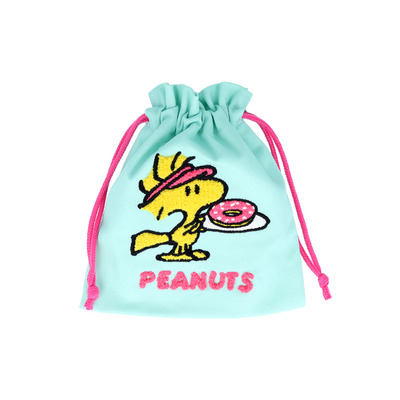 サガラ刺繍巾着