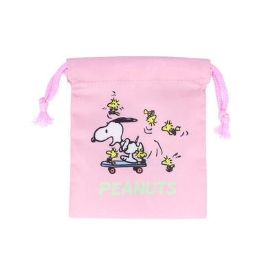 ミニ巾着 ピンク