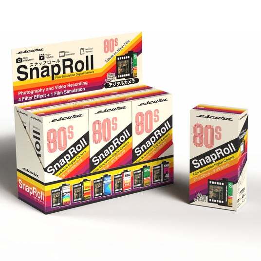 ブラインドボックス仕様のカメラ！？フィルム風トイデジ「SnapRoll」新