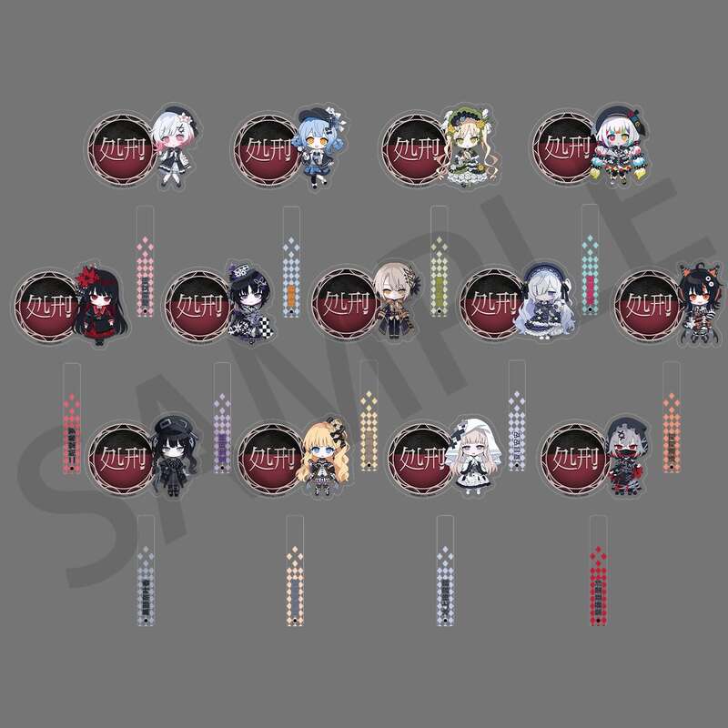魔法少女ノ魔女裁判』のグッズ「処刑フォトスティック」「吊るし