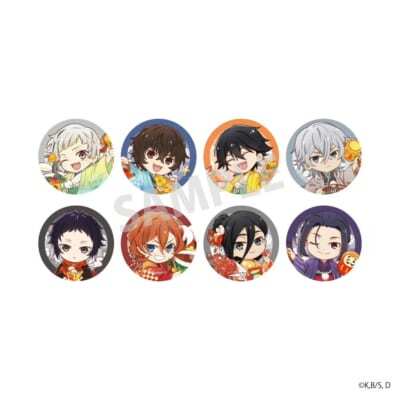 cookpadLive 文スト祭 Vol.1 缶バッジ　全種セット 文豪ストレイドッグス×NATSLIVE CAFE」コラボカフェ「文スト祭