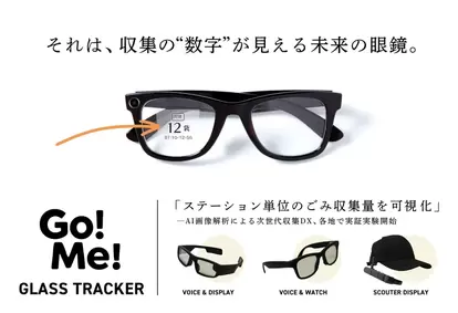 2026年正式公開のスマートグラス(ディスプレイ表示は異なる場合があります)