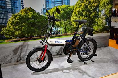 コンパクト&超軽量な折りたたみ式EVモデルの「e-PO」