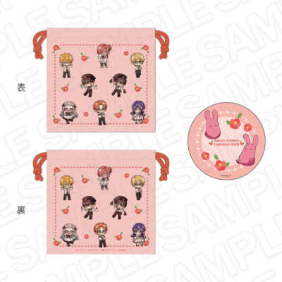 TVアニメ『地縛少年花子くん2』POP UP SHOP 巾着&缶ミラーセット 眼鏡デフォルメver.