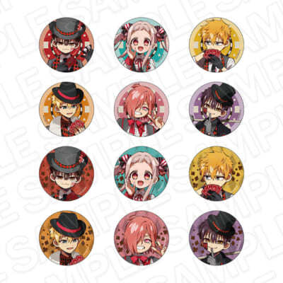 TVアニメ『地縛少年花子くん2』POP UP SHOP グリッターカンバッジ カジノver.