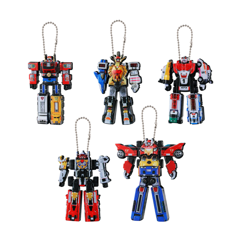 歴代「戦隊ロボ」が手のひらサイズのミニチュアチャームに！昭和～平成