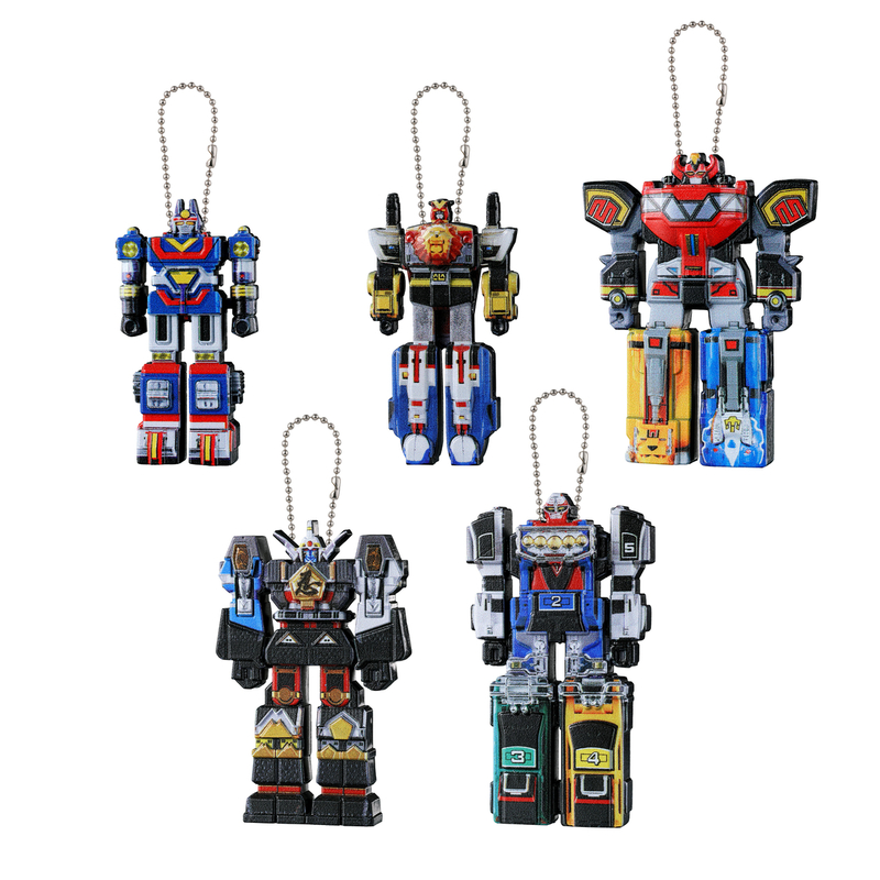 歴代「戦隊ロボ」が手のひらサイズのミニチュアチャームに！昭和～平成