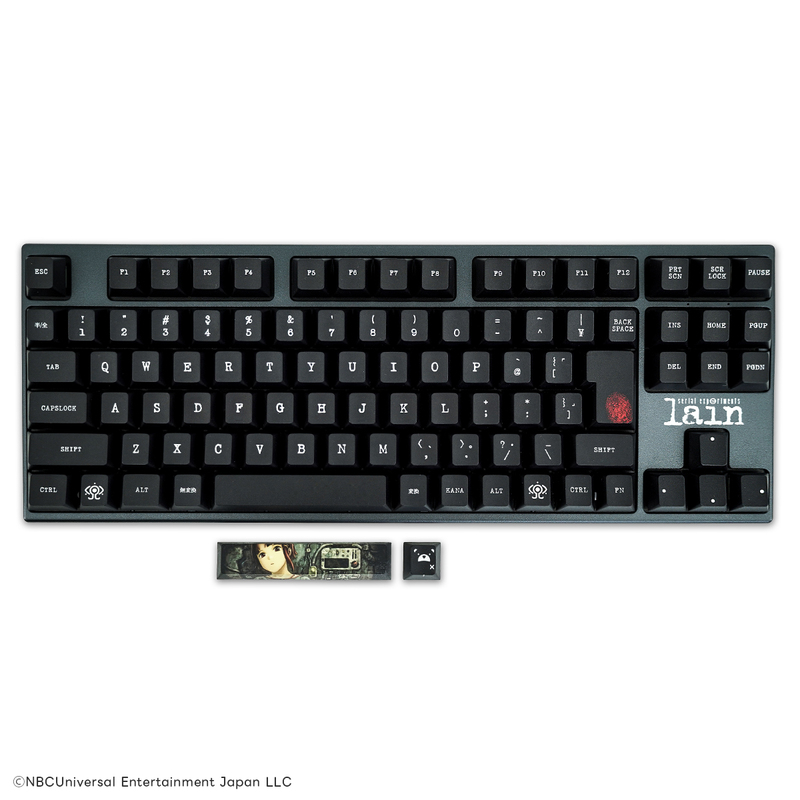 lain』とコラボしたゲーミングキーボードやマウスパッドなどが「ふも