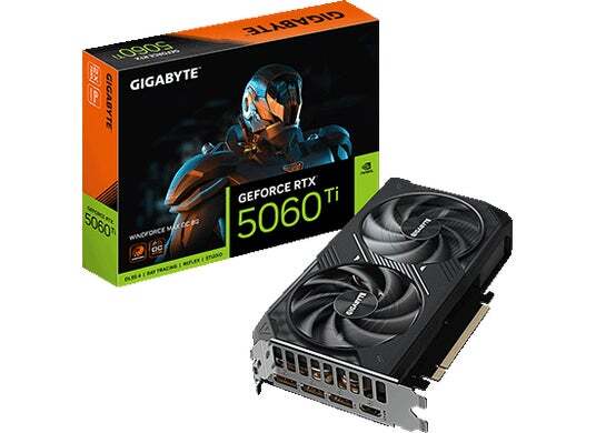 GIGABYTE グラフィックボード デュアルファン GIGABYTEから、RTX 5060 Tiを搭載したデュアルファングラフィック