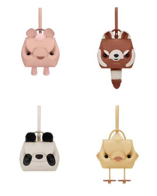 Polene（ポレーヌ）より、動物モチーフのバッグチャーム「The