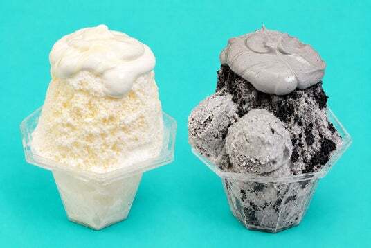 色で選ぶかき氷を新発売！「シロ」と「クロ」 FLUX CAFE 代官山