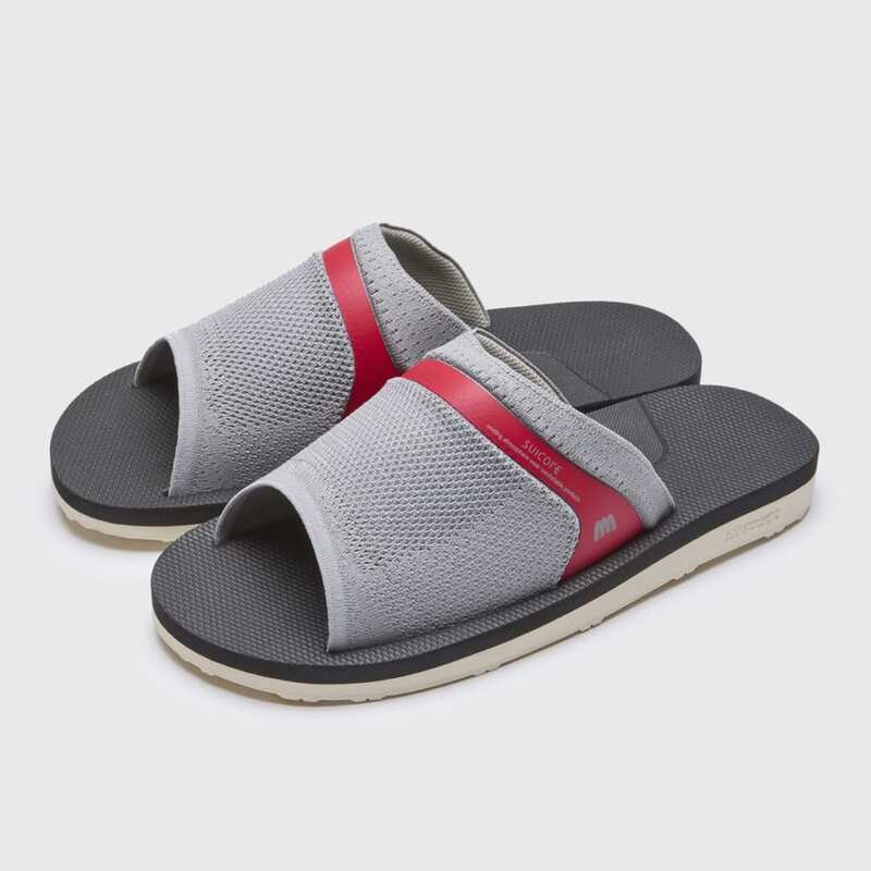 SUICOKE BJ-SLIDE Gray 27cm スイコック 新品未使用 スイコックとミンナノのタッグ再び。通気性バツグンの新モデルを、軽快