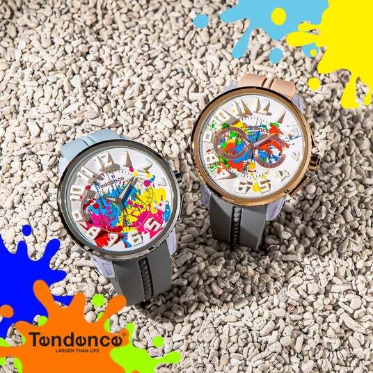 スイス生まれの腕時計ブランド「Tendence」は、大胆なカラーリングと