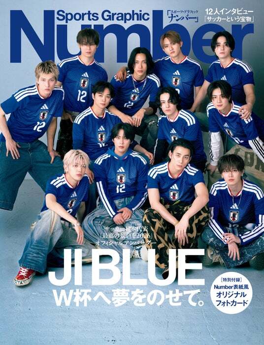 6/11発売のスポーツ総合雑誌『Sports Graphic Number』の裏表紙にJO1