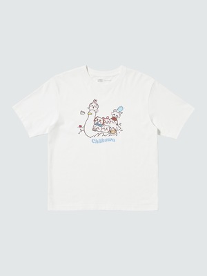 映画ちいかわ 人魚の島のひみつ ユニクロUT WOMEN Tシャツ
