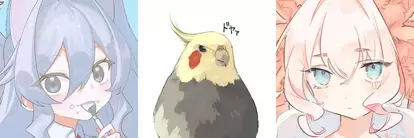 my0nruriさん、ひがしのさん、絹谷ゆたかさん