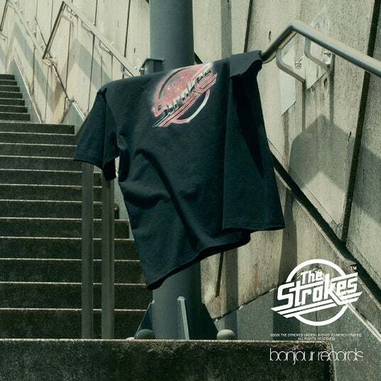 The Strokes for bonjour records Official T-shirt & Tote Bag