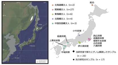 縄文人の先祖に起きた急激な進化