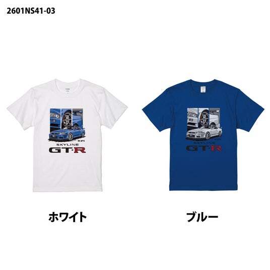 R34の迫力を一枚に。SKYLINE GT-R (R34) デザインTシャツが新登場