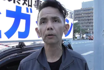 比嘉隆候補は「過去6回の選挙で1000万円は供託金を没収されましたが、私が主張することで誰かの命が救われるのなら安い」と話す