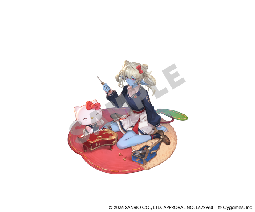 グラブル』サンダルフォンとシナモロールのペアが良すぎる。「サンリオ
