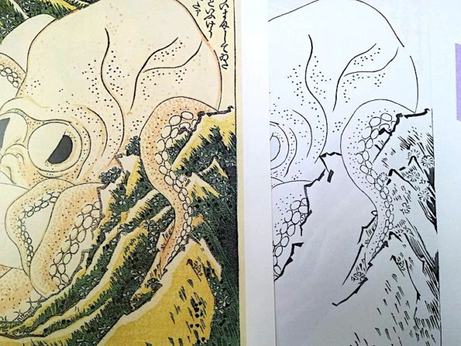 複製 印刷掛軸 伝-葛飾北斎 春草図 春画 葛飾北斎が描いた春画3図が蘇る「春画 木版画復刻プロジェクト」始動