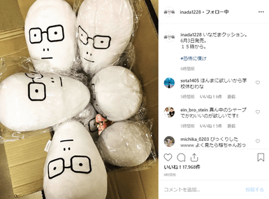 いなだま　クッション いなだまクッション&キーホルダー | 大阪府四條畷市 | ふるさと
