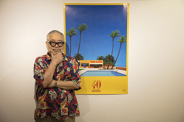 タワーレコード40周年 SUMMER SALE 40周年キービジュアルで