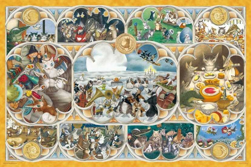 迫力サイズのダヤンアート！やのまん「わちふぃーるど ジグソーパズル