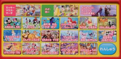 ディズニー&クラシック名曲 はじめてのピアノえほん 収録曲