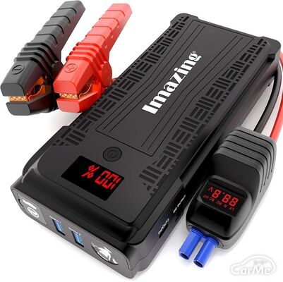 Imazingジャンプスターター 12V車用エンジンスターター バッテリー上がり 大容量20000mAh 超強力2500