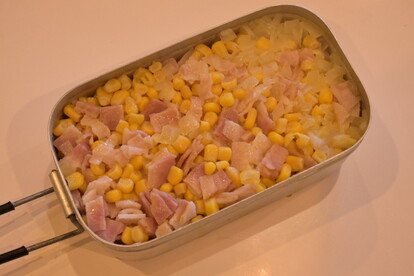メスティンレシピ 炊き込みご飯 完成