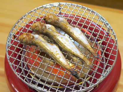 お餅と同様、焦げることなくいい具合に焼き上がった