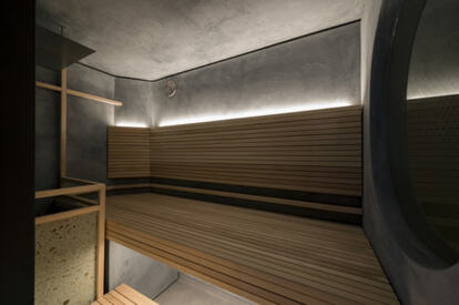 ソロサウナtuneの内部