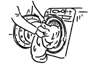 洗濯機で丸洗い可能なので、 いつでも清潔に使用できる。