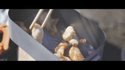 通常のメスティンなら焦げ付きやすい料理もこの通り!焼き目もきれい!