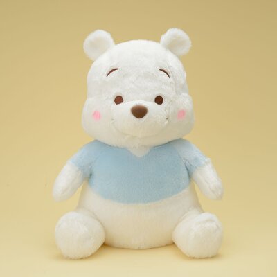 くまのプーさん 赤いほっぺ ギガジャンボブルーホワイトぬいぐるみ