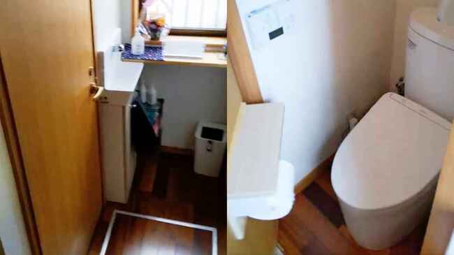 このトイレ狭すぎと思ったら これぞ匠の仕事 狭いスペースを最大限活用したトイレの発想がすごいと話題に ニコニコニュース このトイレ狭すぎと思ったら これぞ匠の仕事 狭いスペースを最大限活用したトイレの発想がすごいと話題に ニコニコニュース