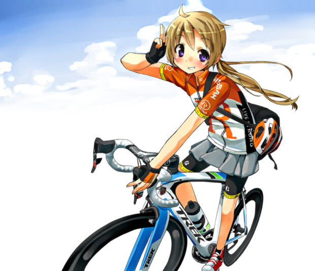 楽しくサイクリング ロードバイクに乗っている女の子 のイラスト詰め合わせ ニコニコニュース