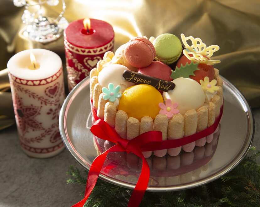 お花畑をイメージした限定ケーキやホットドリンクも イクスピアリ ア ル ロイック クリスマスメニュー ニコニコニュース