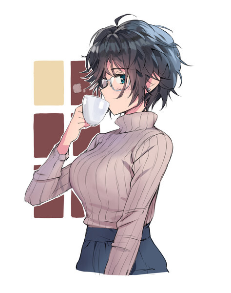 身体のラインが綺麗に見える 縦セーター を着た女の子キャラクターイラスト詰め合わせ ニコニコニュース 身体のラインが綺麗に見える 縦セーター を着た女の子キャラクターイラスト詰め合わせ ニコニコニュース