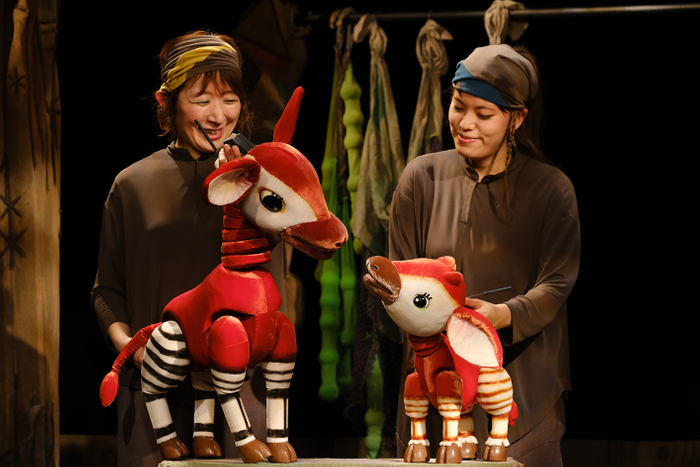 人形劇団プーク プーク人形劇場50周年記念公演に贈る2作品 オカピぼうやのちいさなぼうけん がんばれローラーくん 2 ニコニコニュース