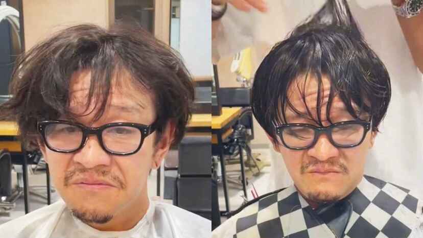 神業 自信なさげなおじさんが 美容師の神業で超絶イケメンに大変身してしまう ニコニコニュース