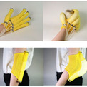 握力を増強できるバナナみたいな手袋、米MITなどが開発　編物の人工筋肉を空気で膨張