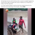 土砂崩れに襲われた11歳少年、冷蔵庫のおかげで命拾い（フィリピン）＜動画あり＞