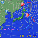 全国的に気温下がる　所々で雨