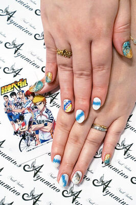 箱根学園ネイルやってみた 弱虫ペダル アニメ公式キャラネイル体験レポート ニコニコニュース