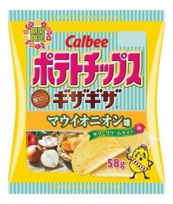 ハワイを感じるポテチ ポテトチップスギザギザ マウイオニオン味 発売 ニコニコニュース ハワイを感じるポテチ ポテトチップスギザギザ マウイオニオン味 発売 ニコニコニュース