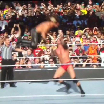 ゆでたまご先生かよ Wweで披露された必殺技を必殺技で返す 史上最高のrko がスゴすぎる ニコニコニュース